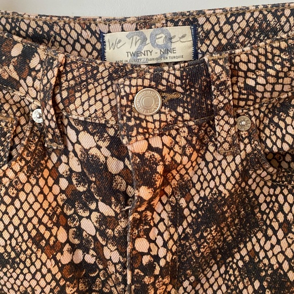 NWT free people snakeskin pants - Picture 2 of 4